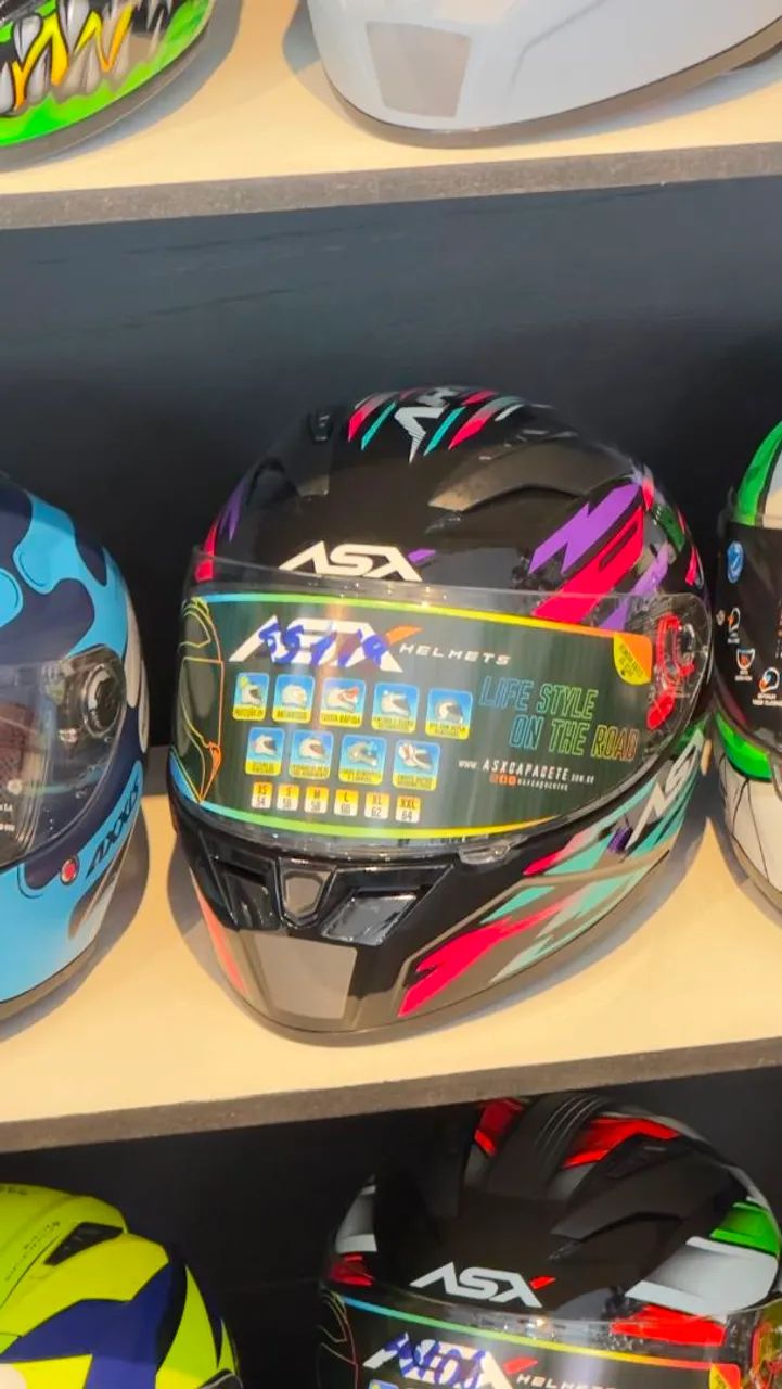 Capacete asx - Foto 3