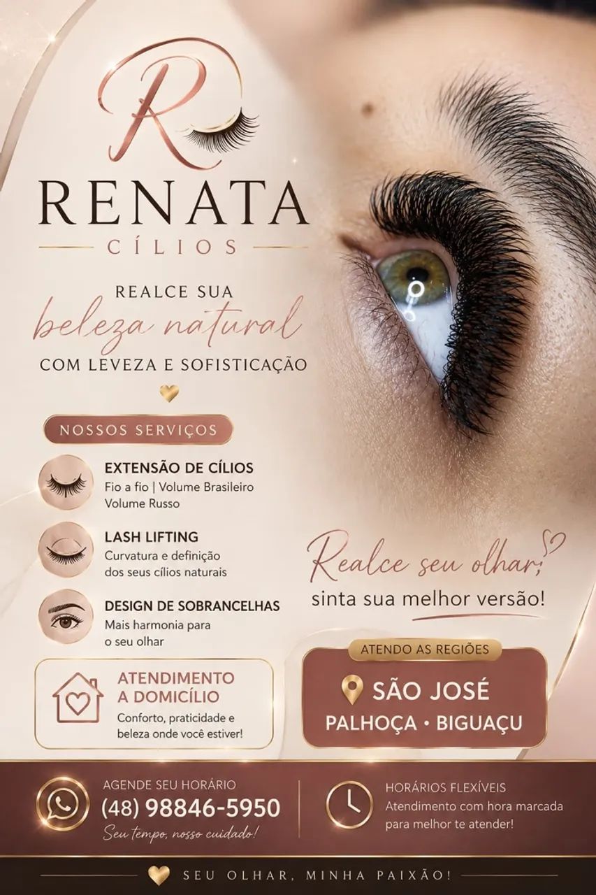 cílios realça o olhar 