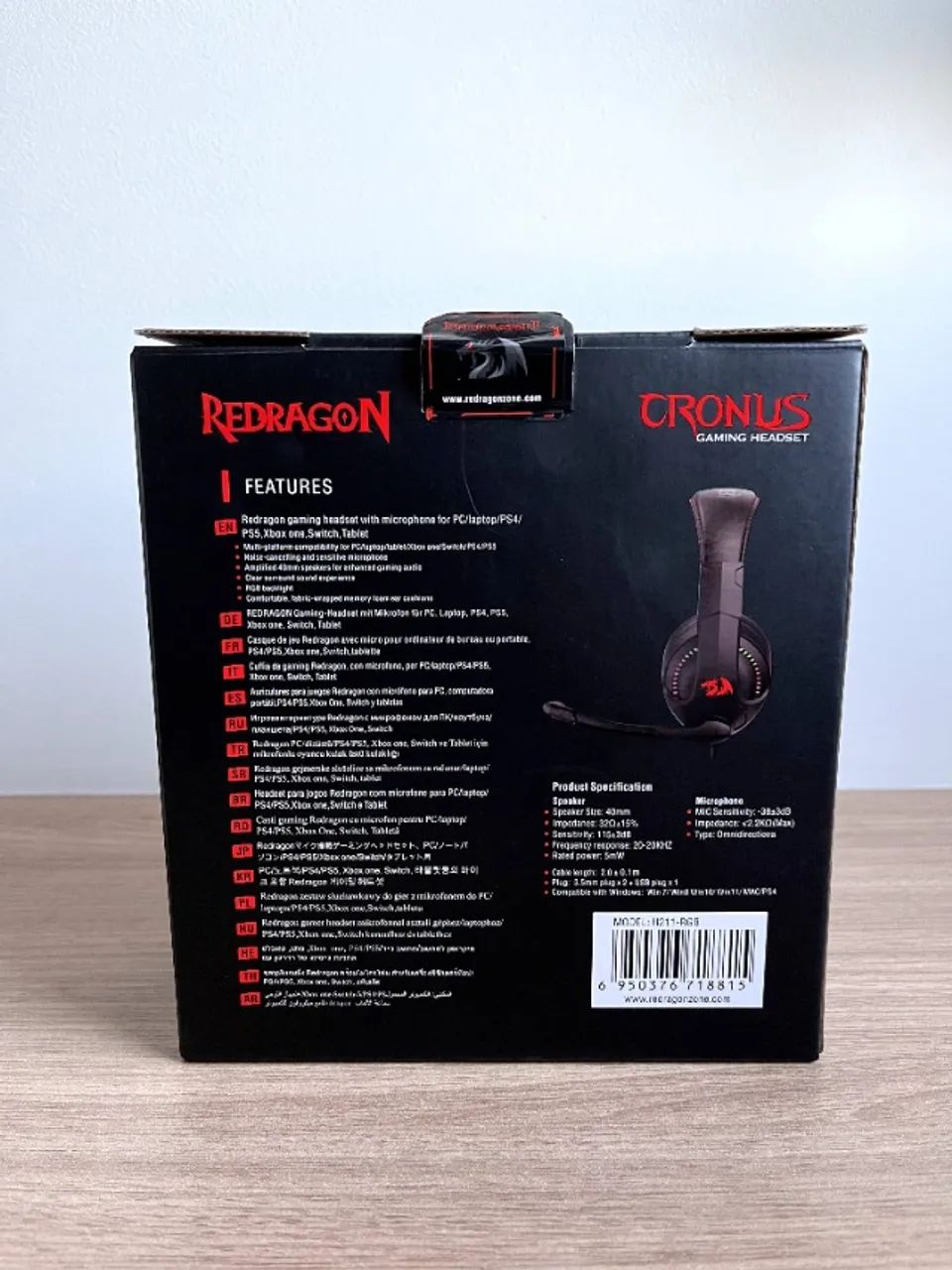 Headset Gamer Redragon Cronus - Foto 2