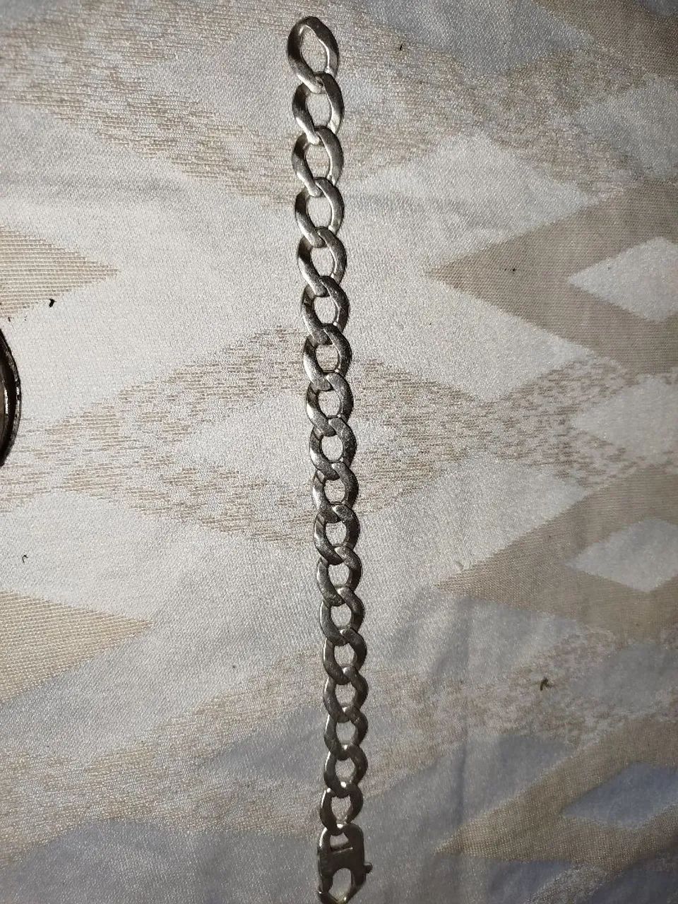 Pulseira de prata 17mm - Foto 3
