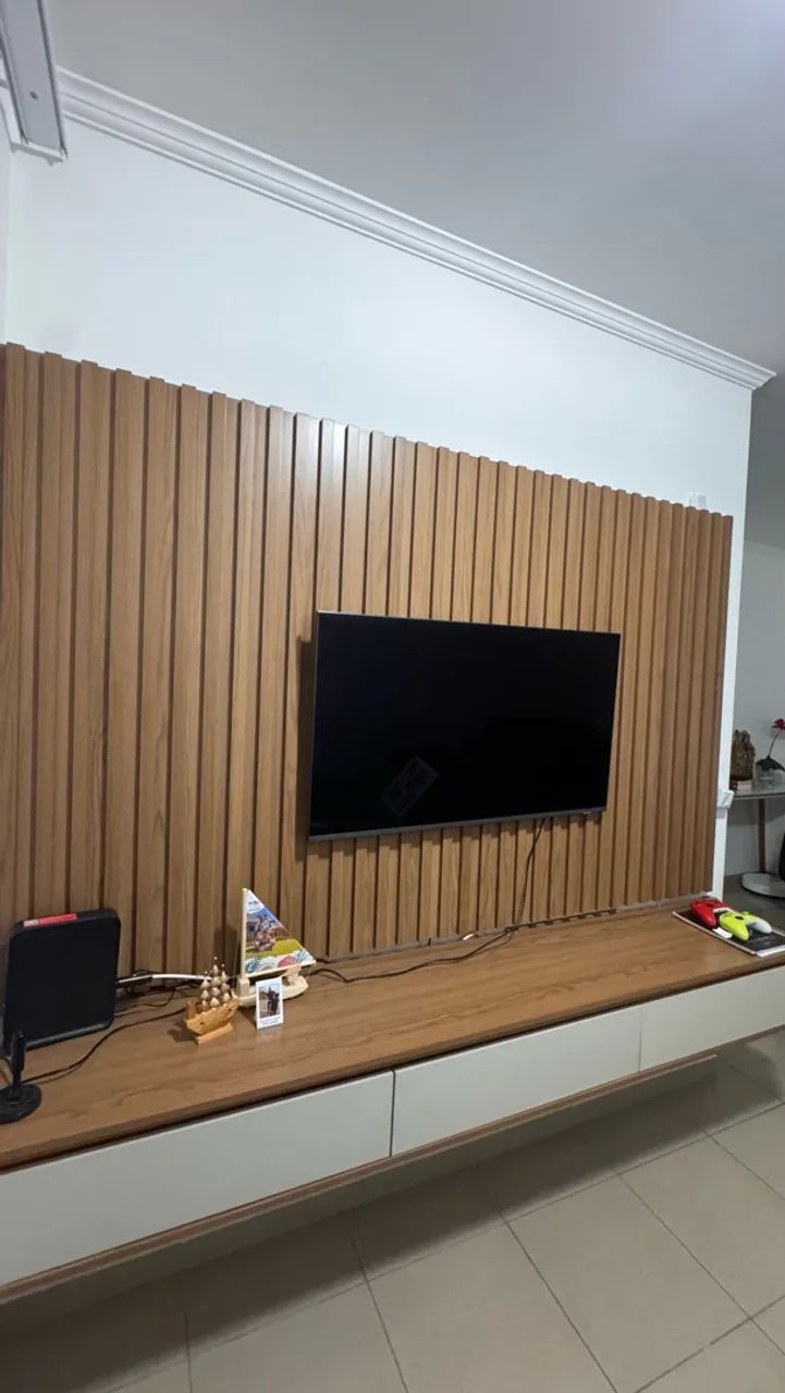 Painel ripado com rack suspenso  - Foto 2
