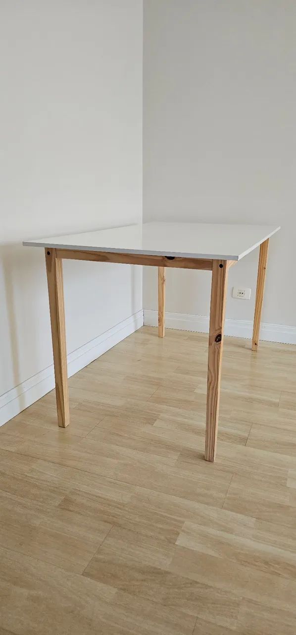 Mesa Jantar Pine Branca Veromobili - Foto 4