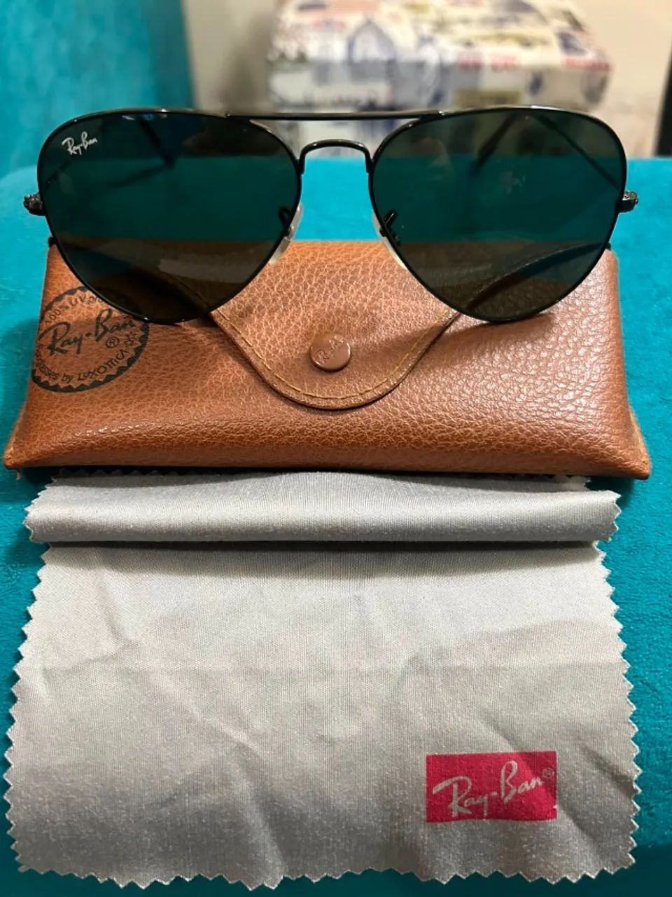 RAY-BAN AVIATOR ORIGINAL RB3025 L2823 - EXCELENTE ESTADO - Foto 2