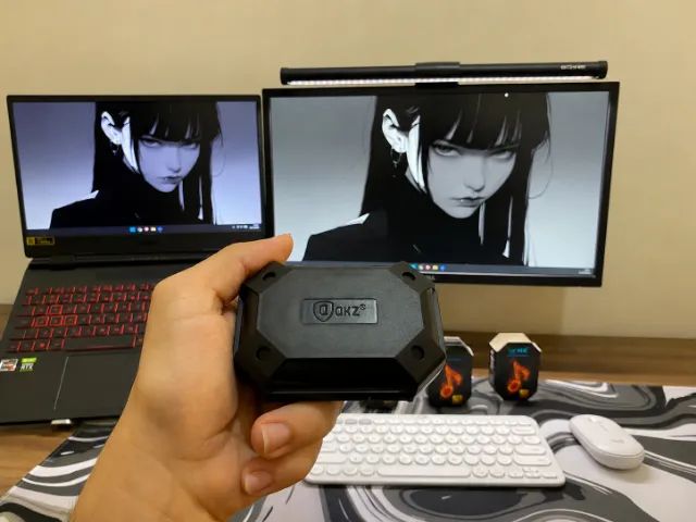 Fone QKZ AK6 com Microfone - Foto 2
