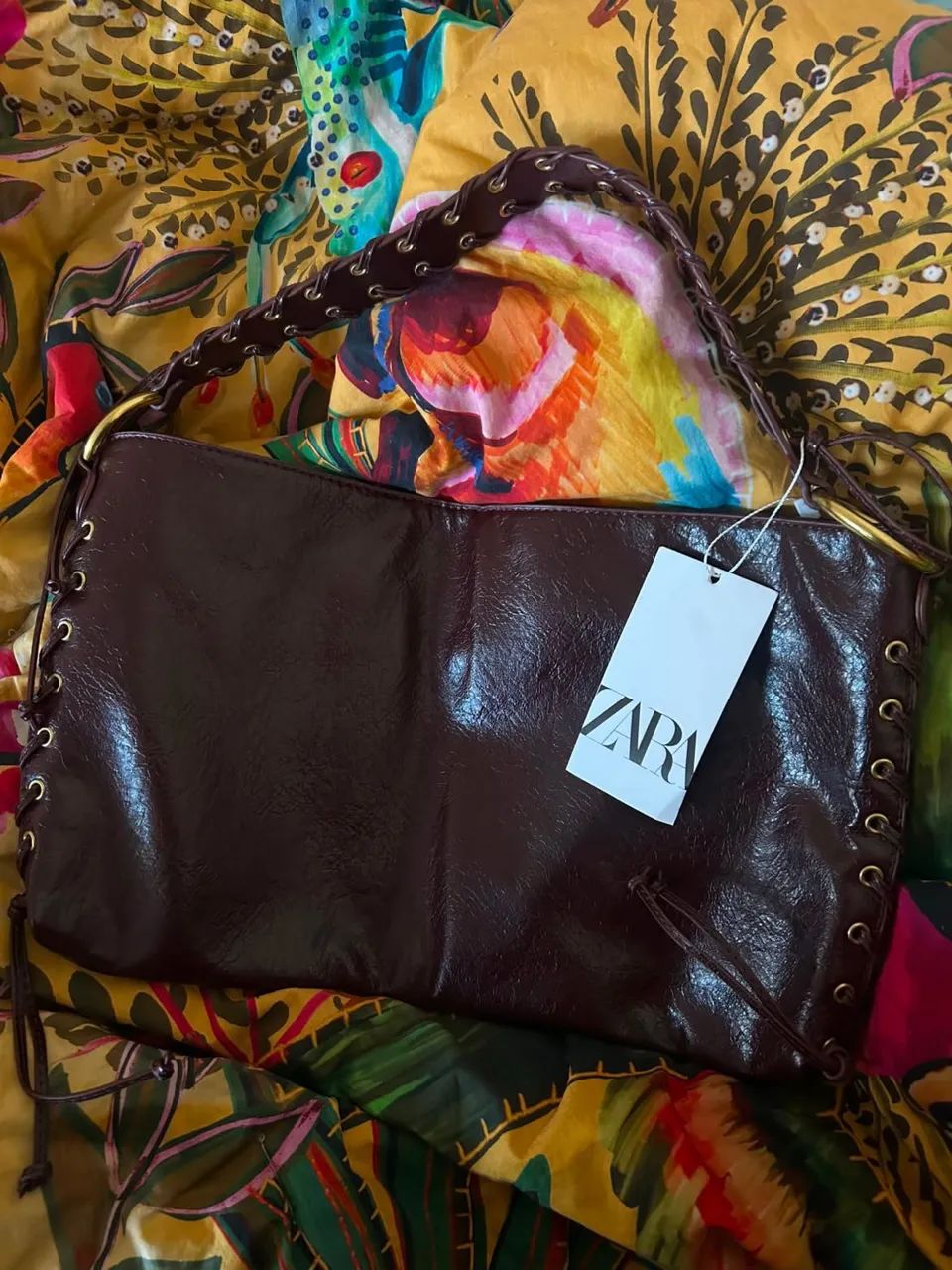 Bolsa da zara na etiqueta  - Foto 2