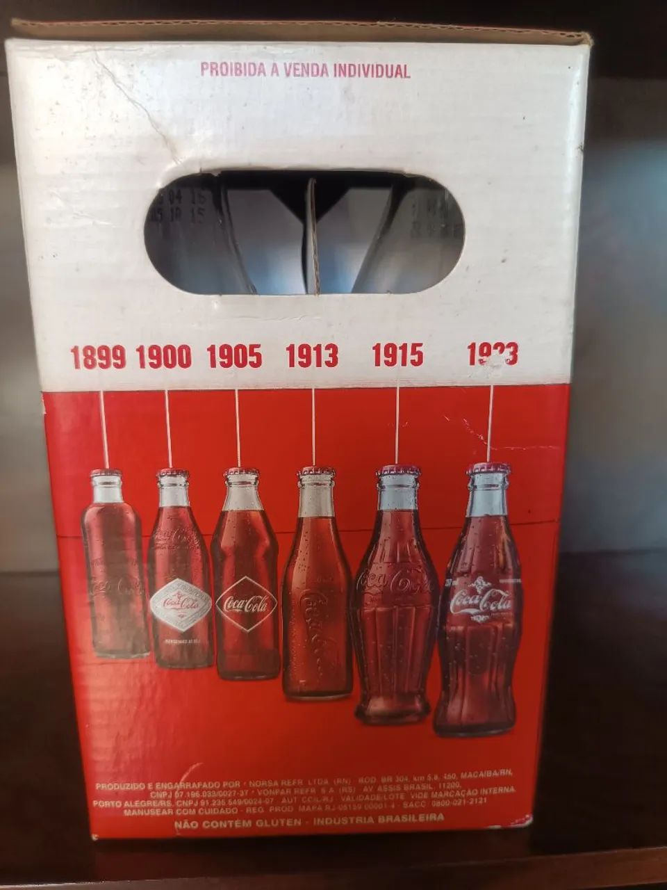 Garrafas colecionáveis coca cola caixa original  - Foto 5