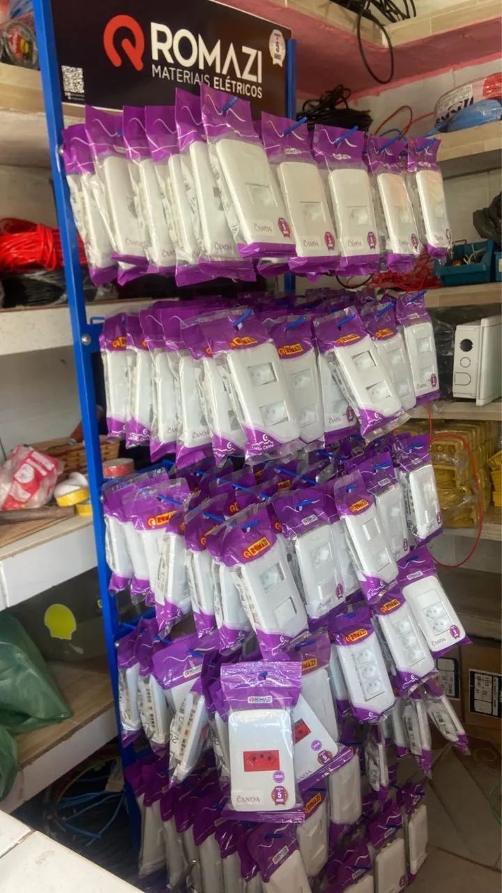 Fios primeira linha e tomadas modular  - Foto 4