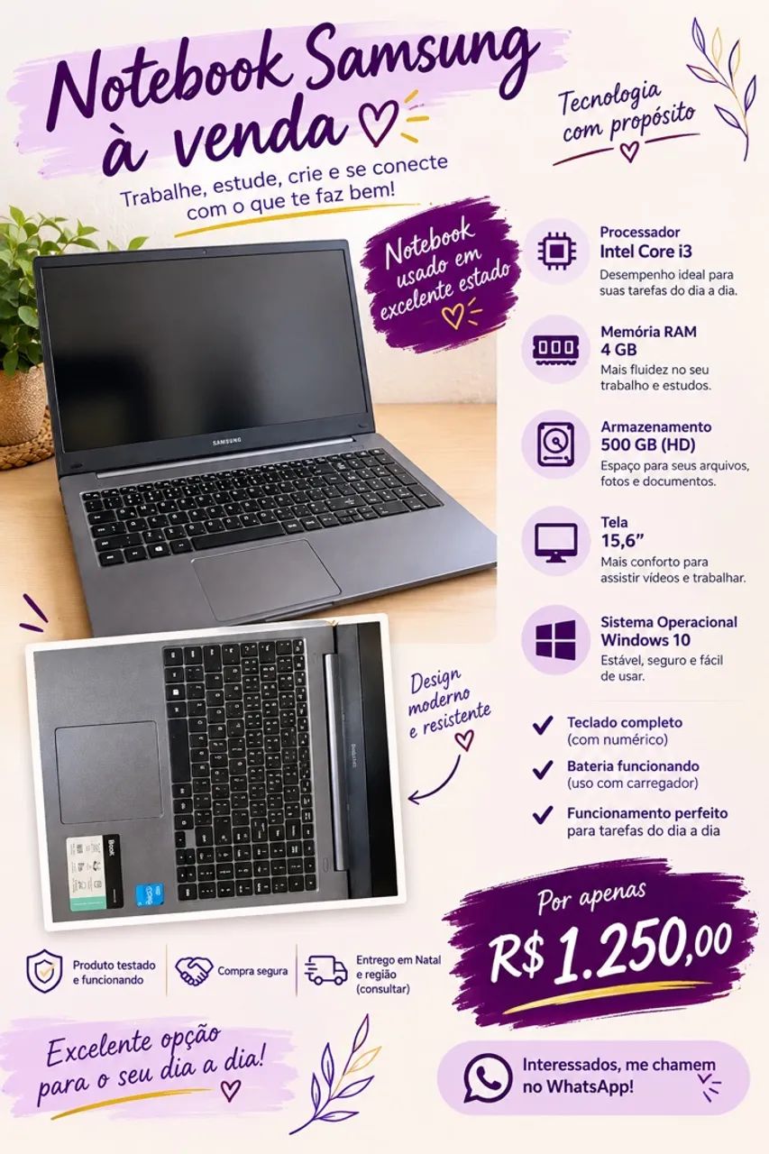 Notebook Samsung 
