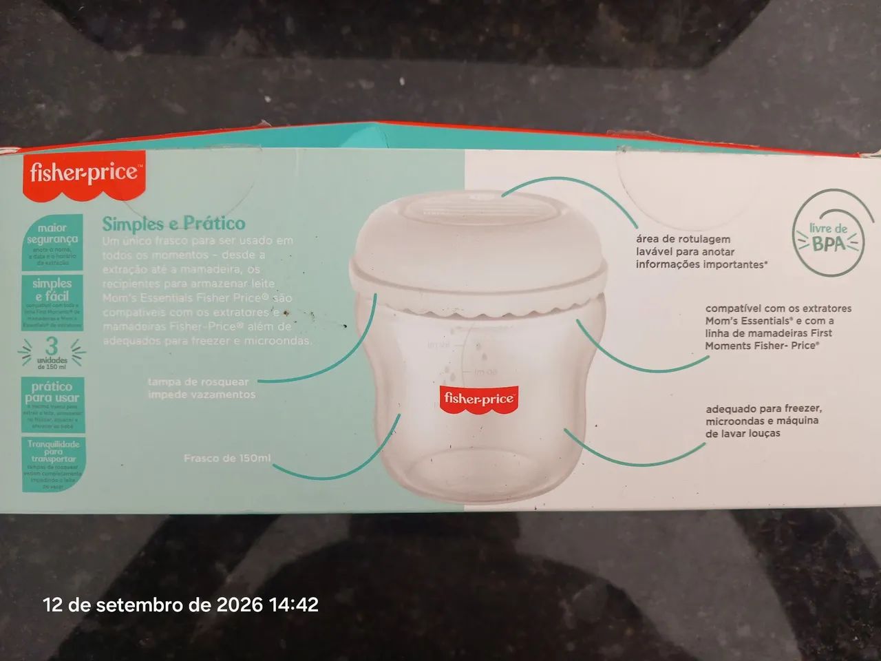 Extrator bomba de leite elétrica  - Foto 2