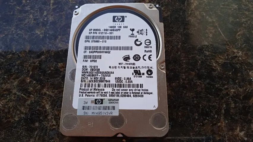 HD HP 146GB (Notebook) - Foto 4