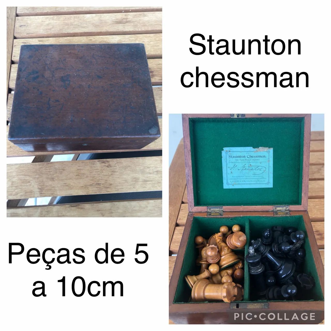 Jogo de xadrez Jaques Staunton Size Marshall Chess Set - Foto 5