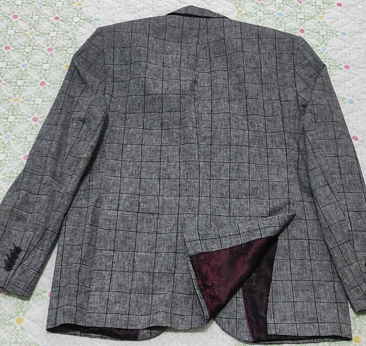 Blazer masculino de linho slim Angelo Campana - Foto 4