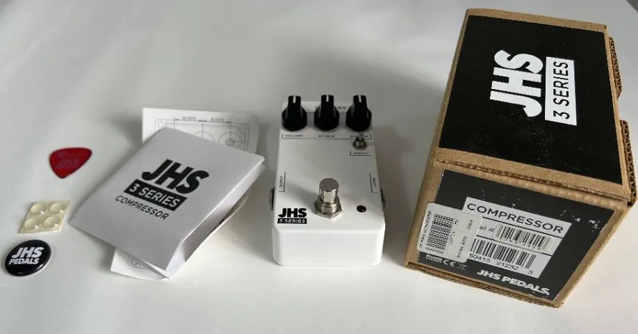 Pedal Jhs 3 Series Compressor Como novo, com caixa e documentação.