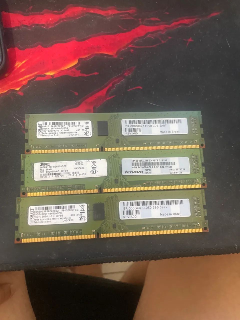 Memoria ram ddr3 4gb em perfeito funcionamento