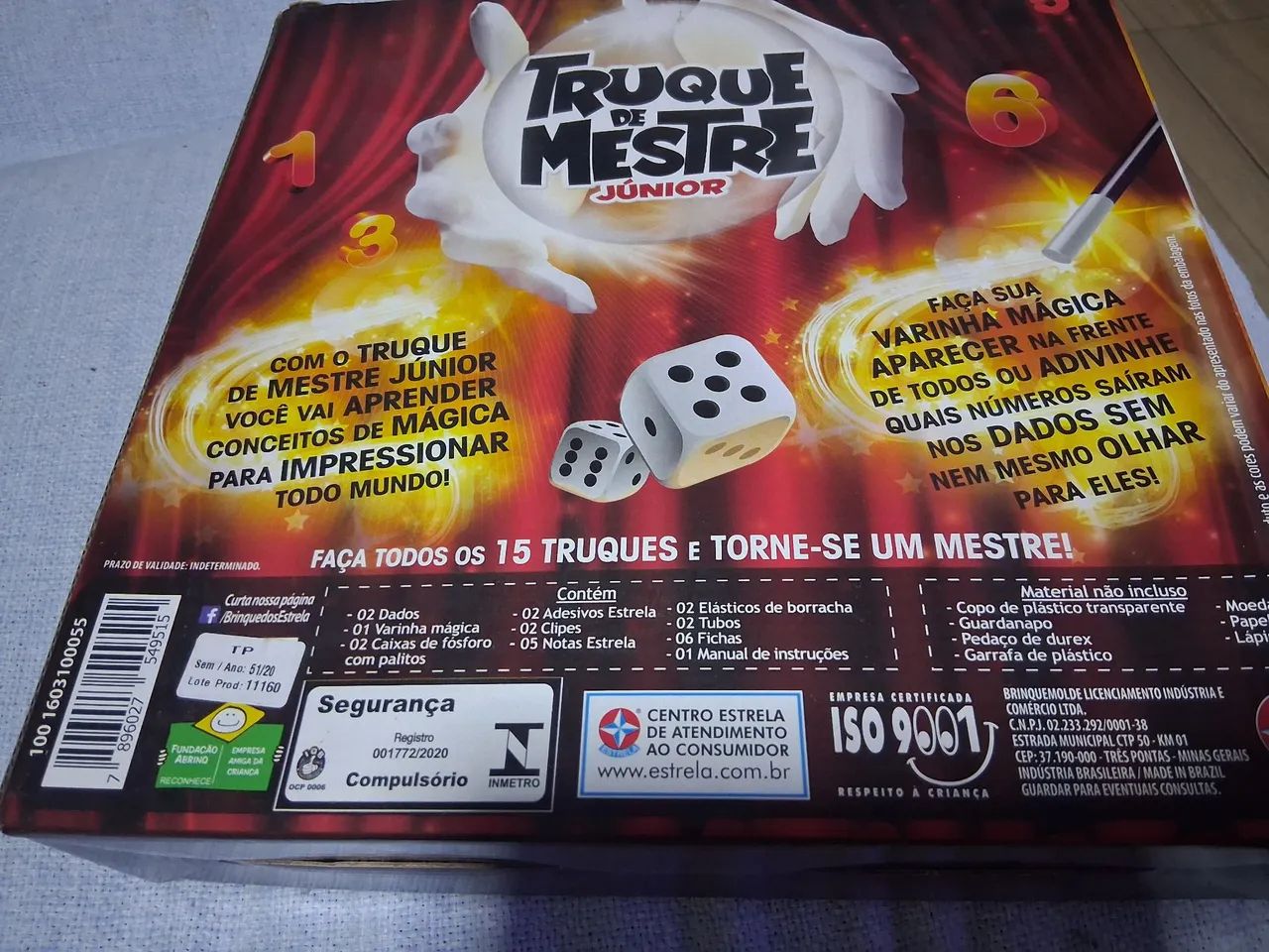 Jogo truque de mestre da estrela 