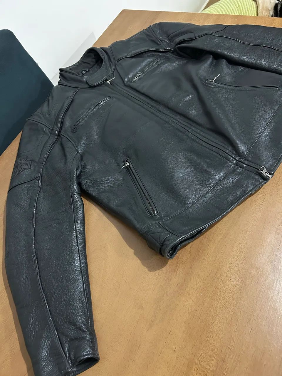 Jaqueta Couro Harley Davidson Black Skull - Foto 2