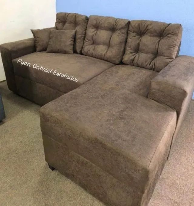 Sofá 3 Lugares com Chaisse - Foto 3