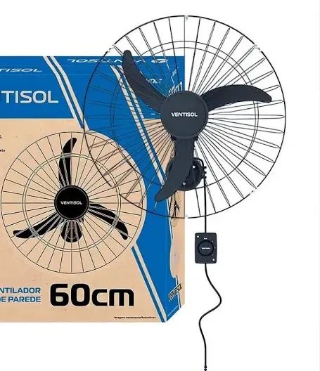 Ventilador new 60cm parede 