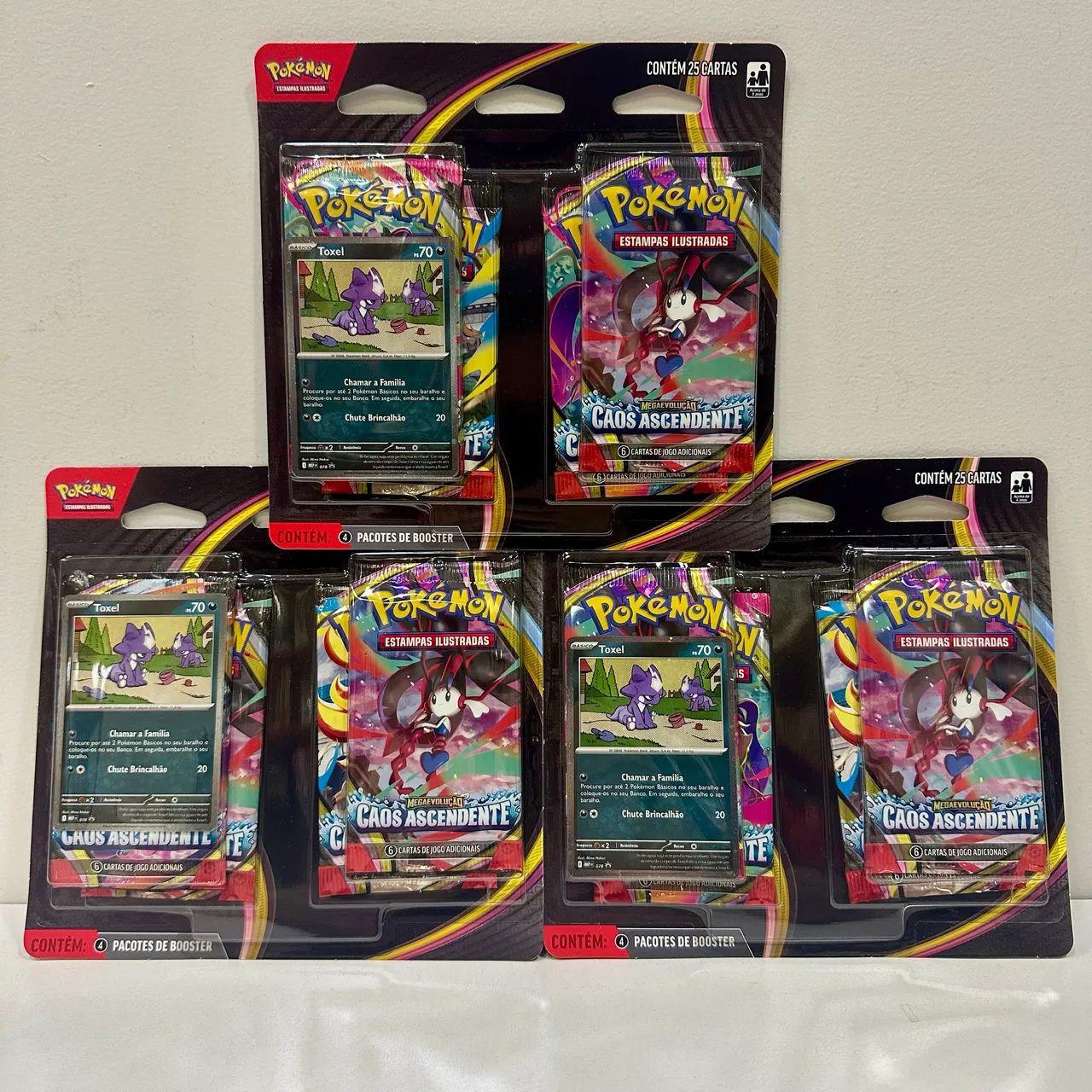 Pack Quádruplo Caos Ascendente Pokémon TCG - FFSTOREGAMES