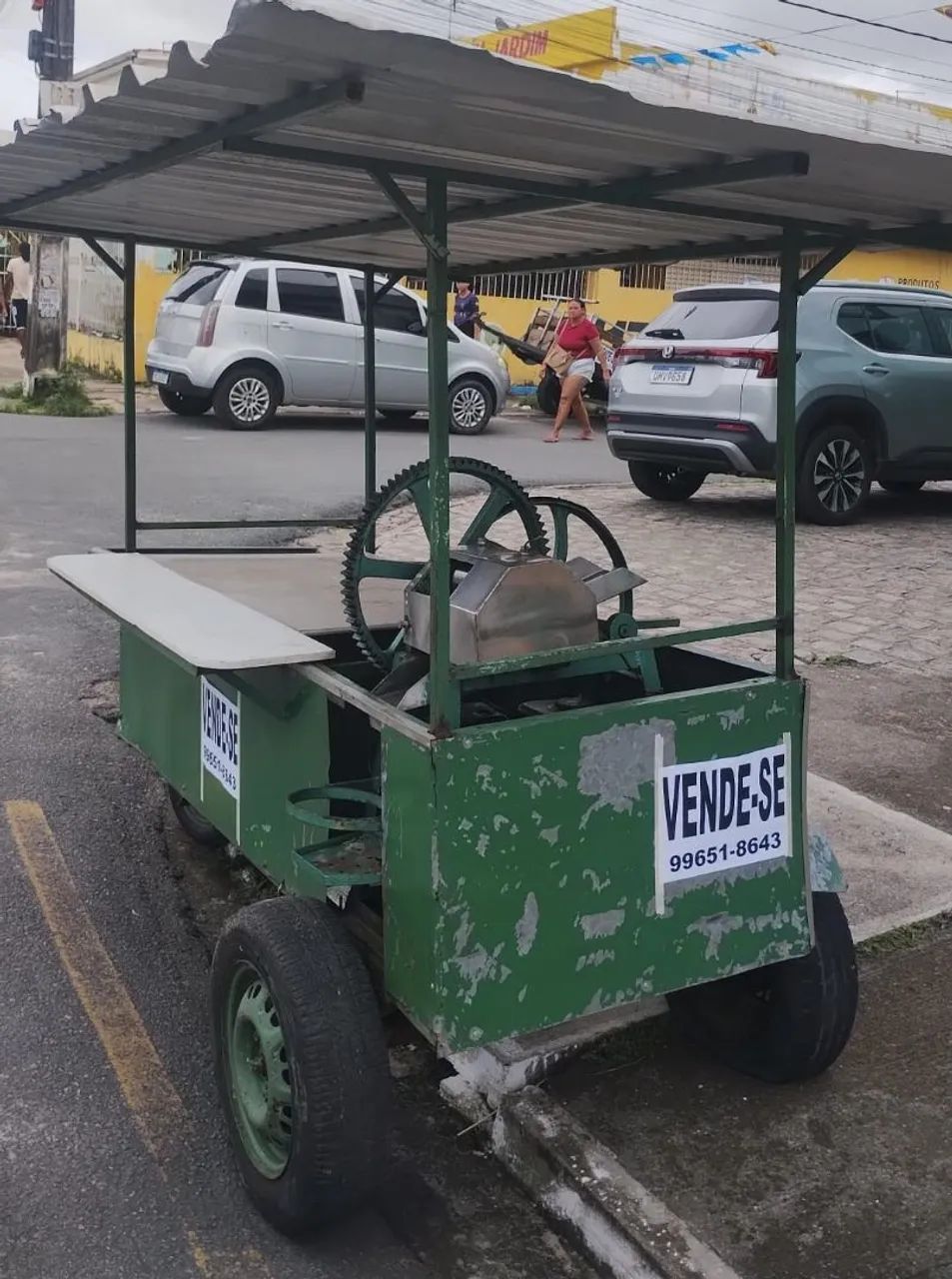Carroça de caldo de cana.verde  - Foto 3