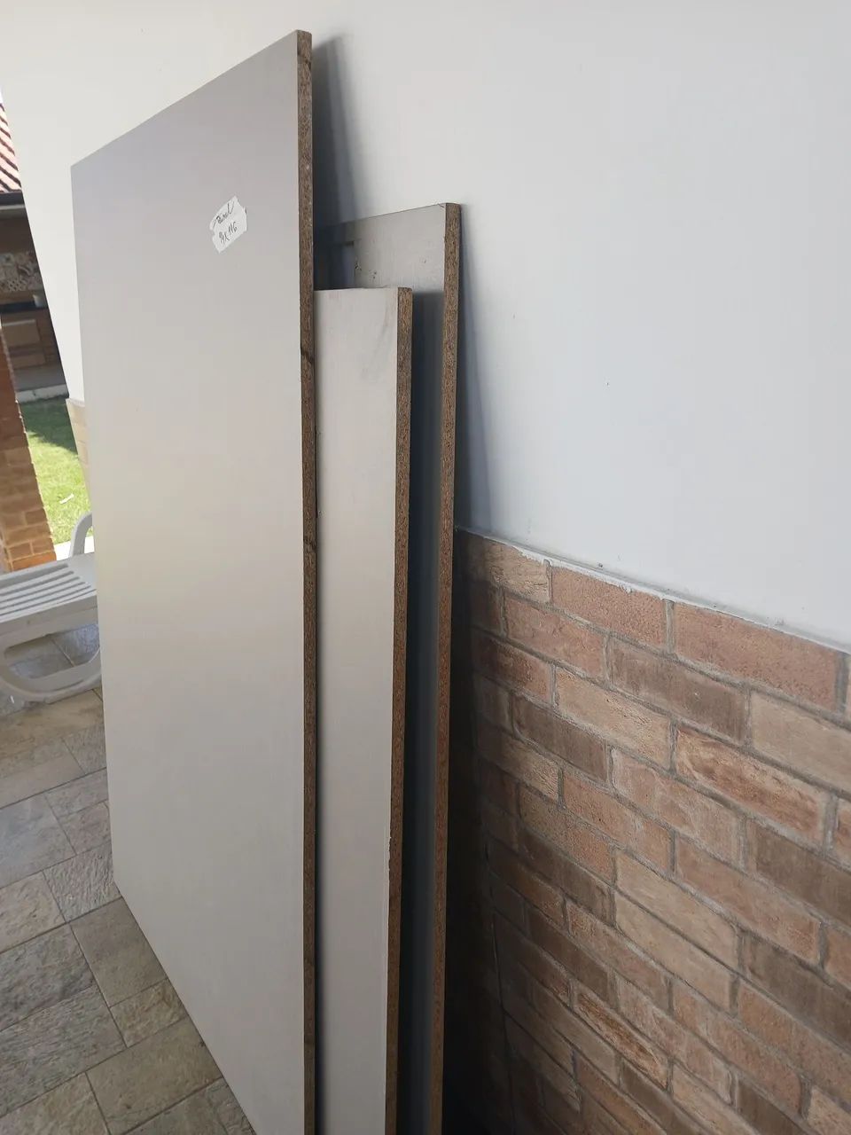 Painel madeira MDF cinza 15mm. - Foto 2