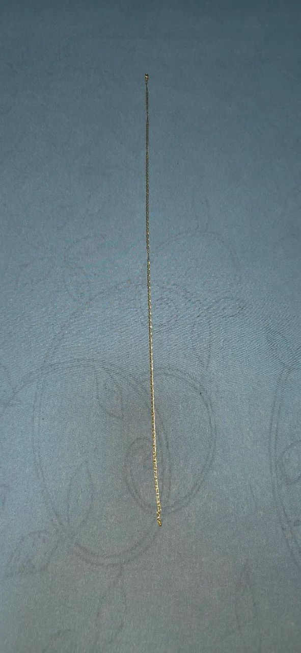 VENDO CORRENTE DE OURO 60 CM MACIÇA COM PINGENTE  - Foto 2