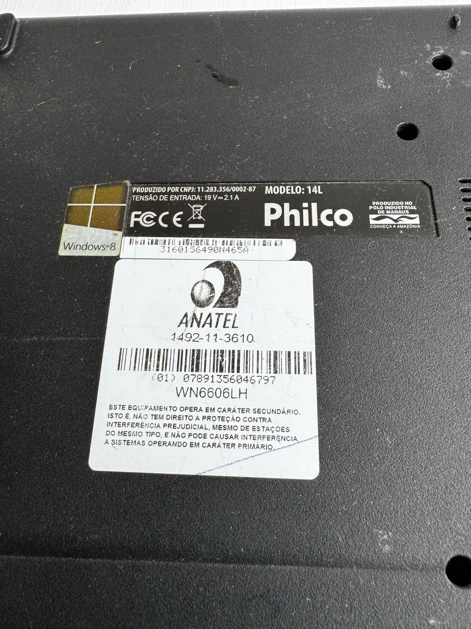 Notebook Philco Modelo: 14L (Sucata) - Foto 3