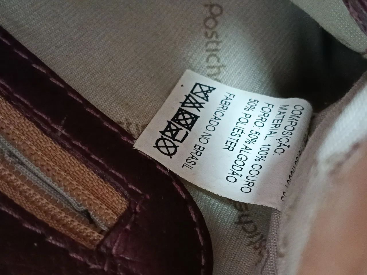 Bolsa de couro Lê Postiche . - Foto 5