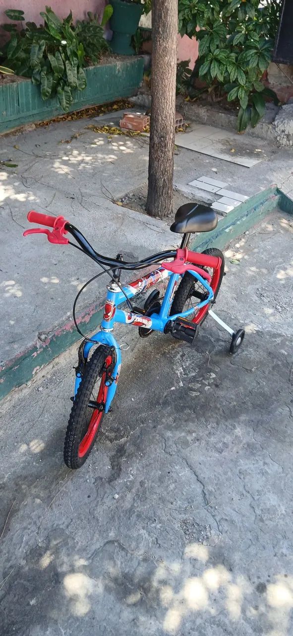 Bicicleta aro 16 cor azul  - Foto 3
