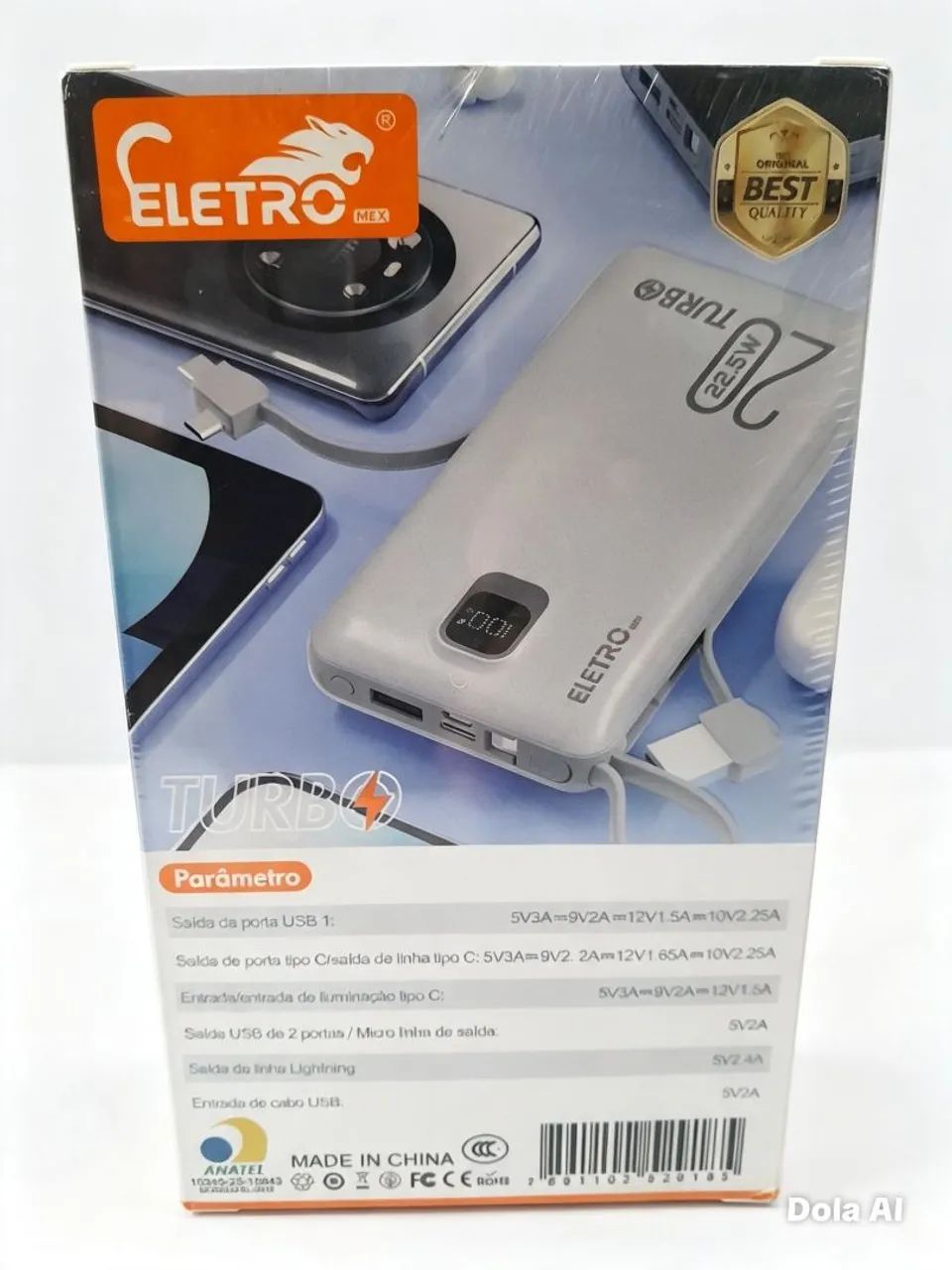 Power Bank 20000mAh 4 cargas completas no celular  - Foto 2