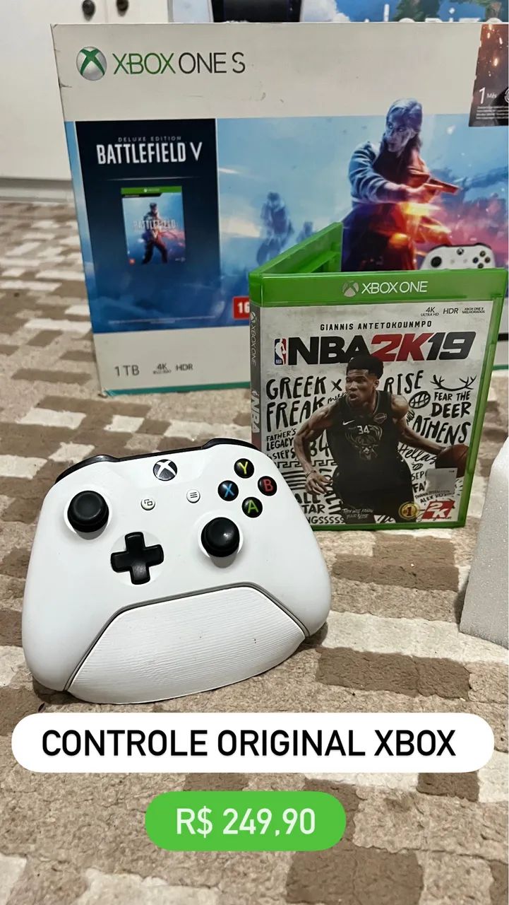 Xbox One S 1TB + 02 Jogos e 03 Meses de Garantia ( Loja Física ) - Foto 3