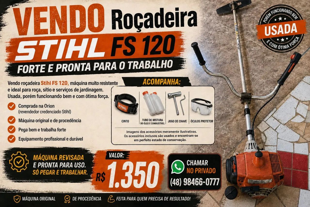 Roçadeira FS120 STIHL 