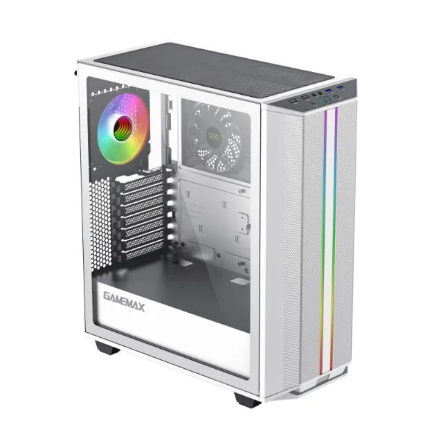 Gabinete Gamer Branco Gamemax Precision White COC (E-ATX)