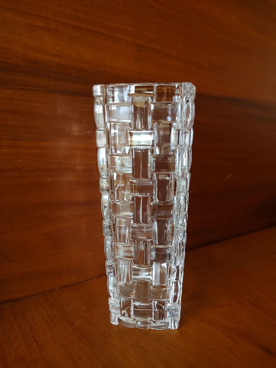 Vaso  de cristal quadrado  - Foto 5
