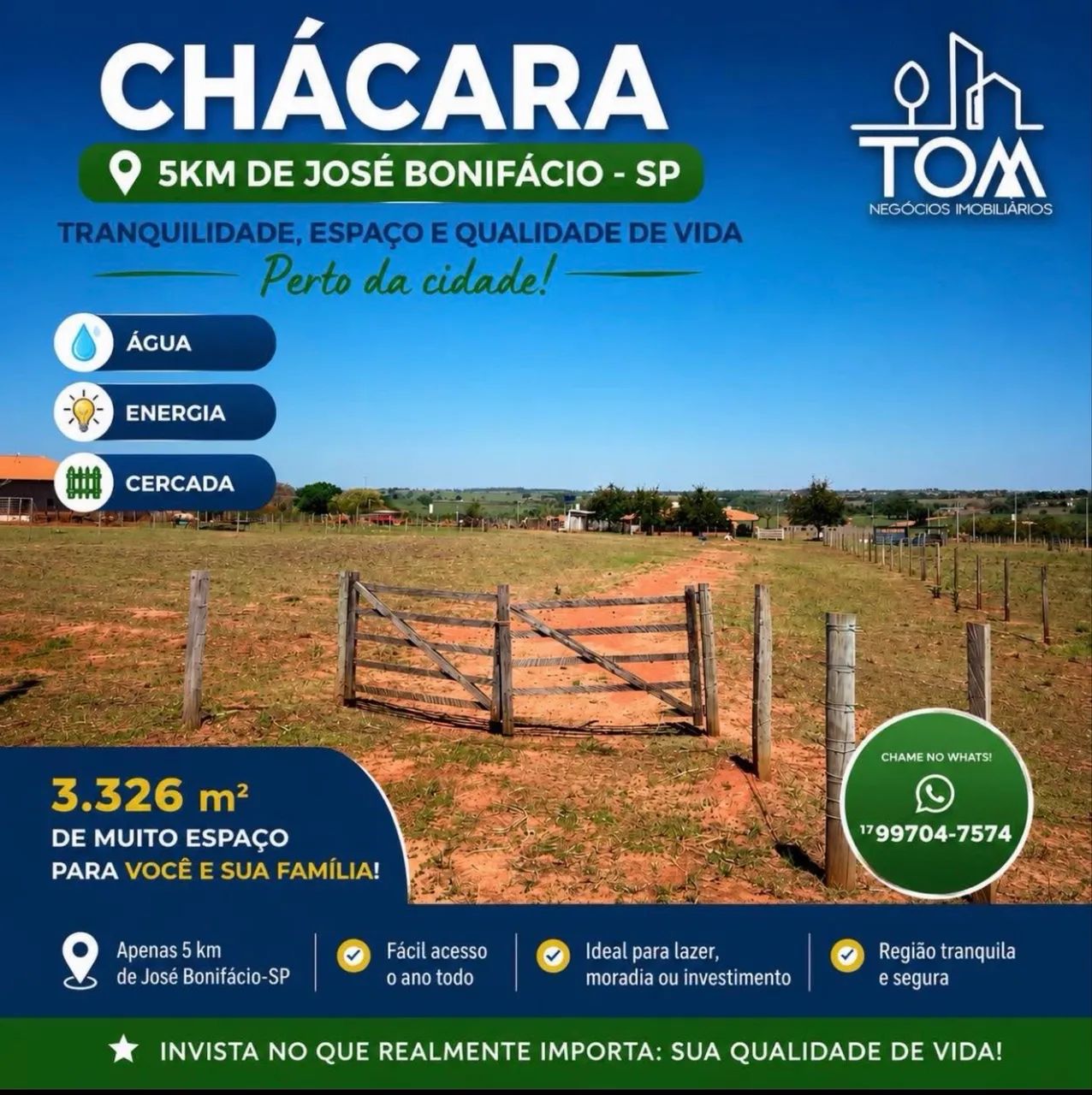 Chácara em José Bonifácio 