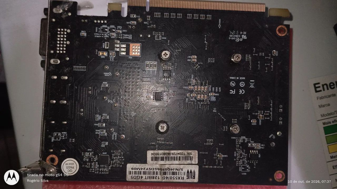 Placa de vídeo completa com nota fiacal - Foto 5