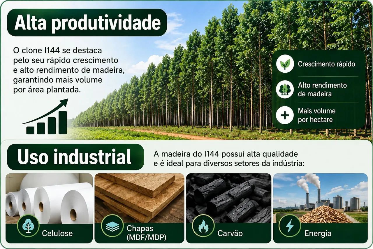 Mudas de eucalipto clonado - Foto 4