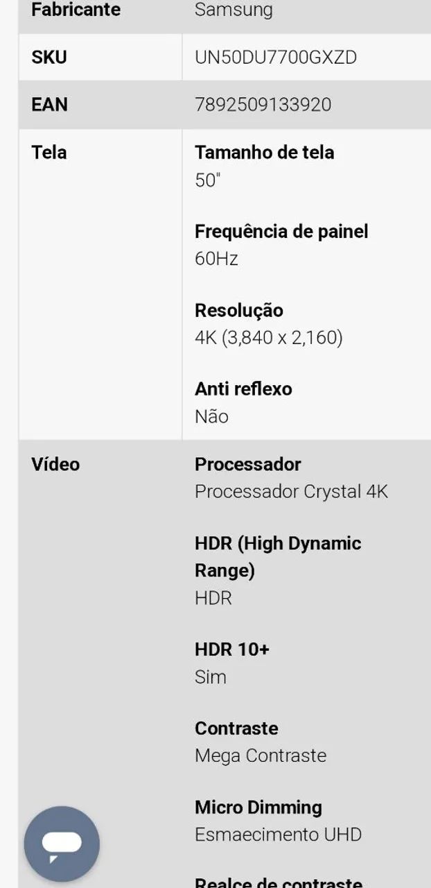 Smart tv sansung 50 polegada  - Foto 4