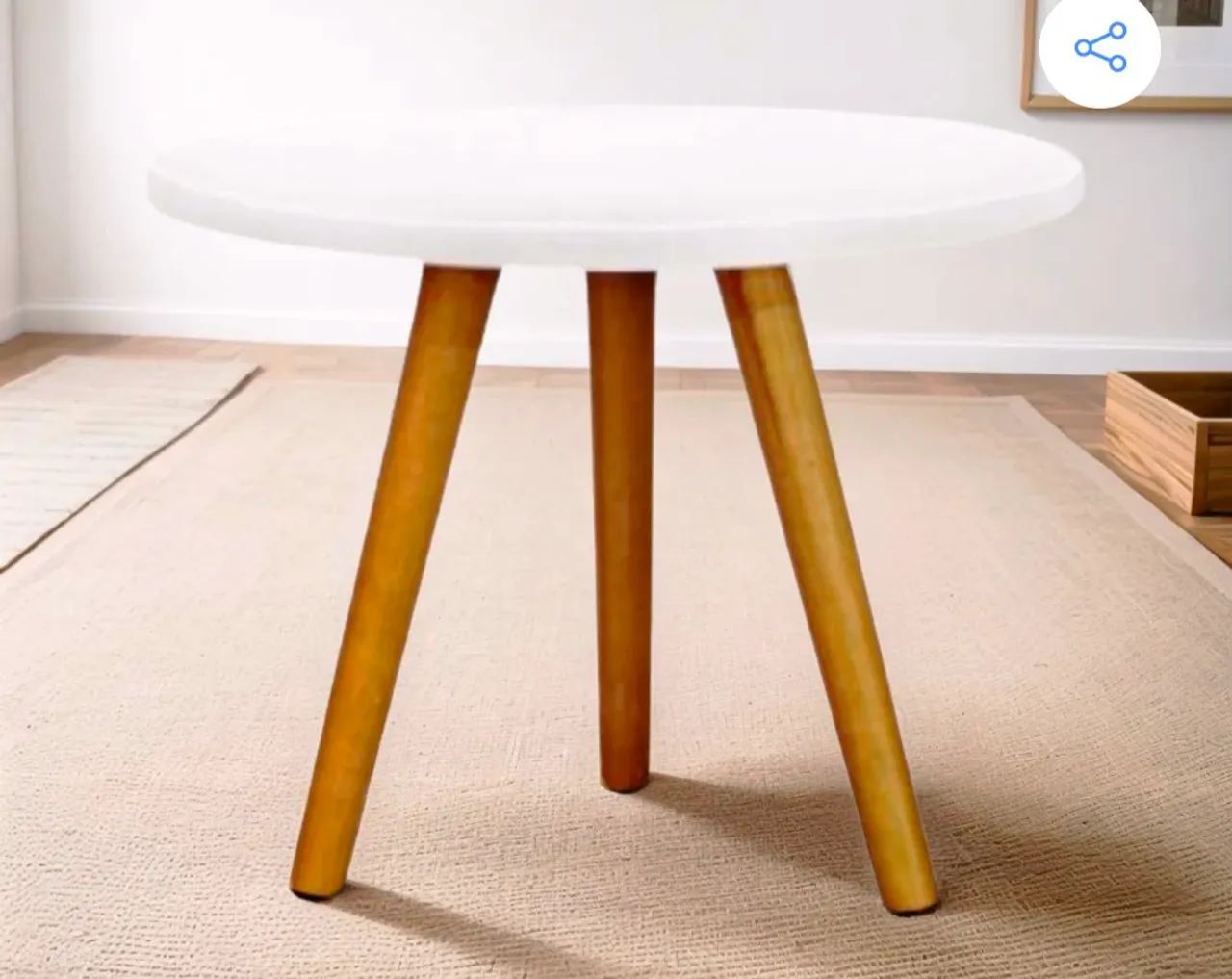 Mesinha Lateral Redonda - Moderna e Compacta65576106181379122