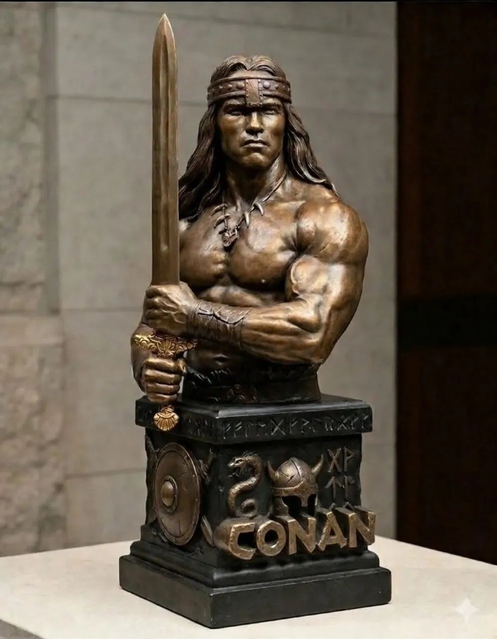 Conan o Bárbaro Busto feito por encomenda