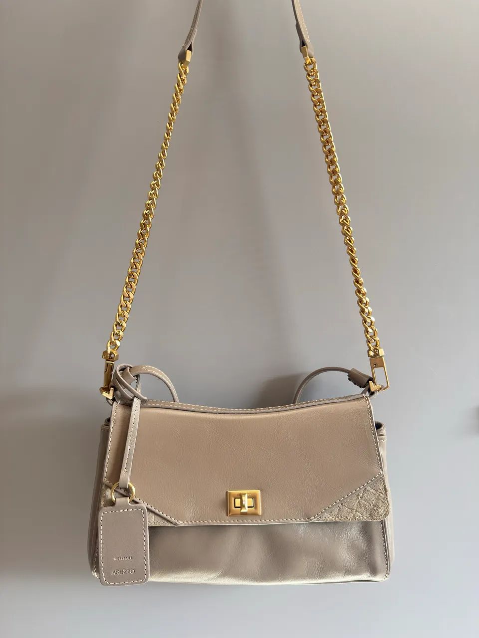bolsa arezzo heritage couro - Foto 3