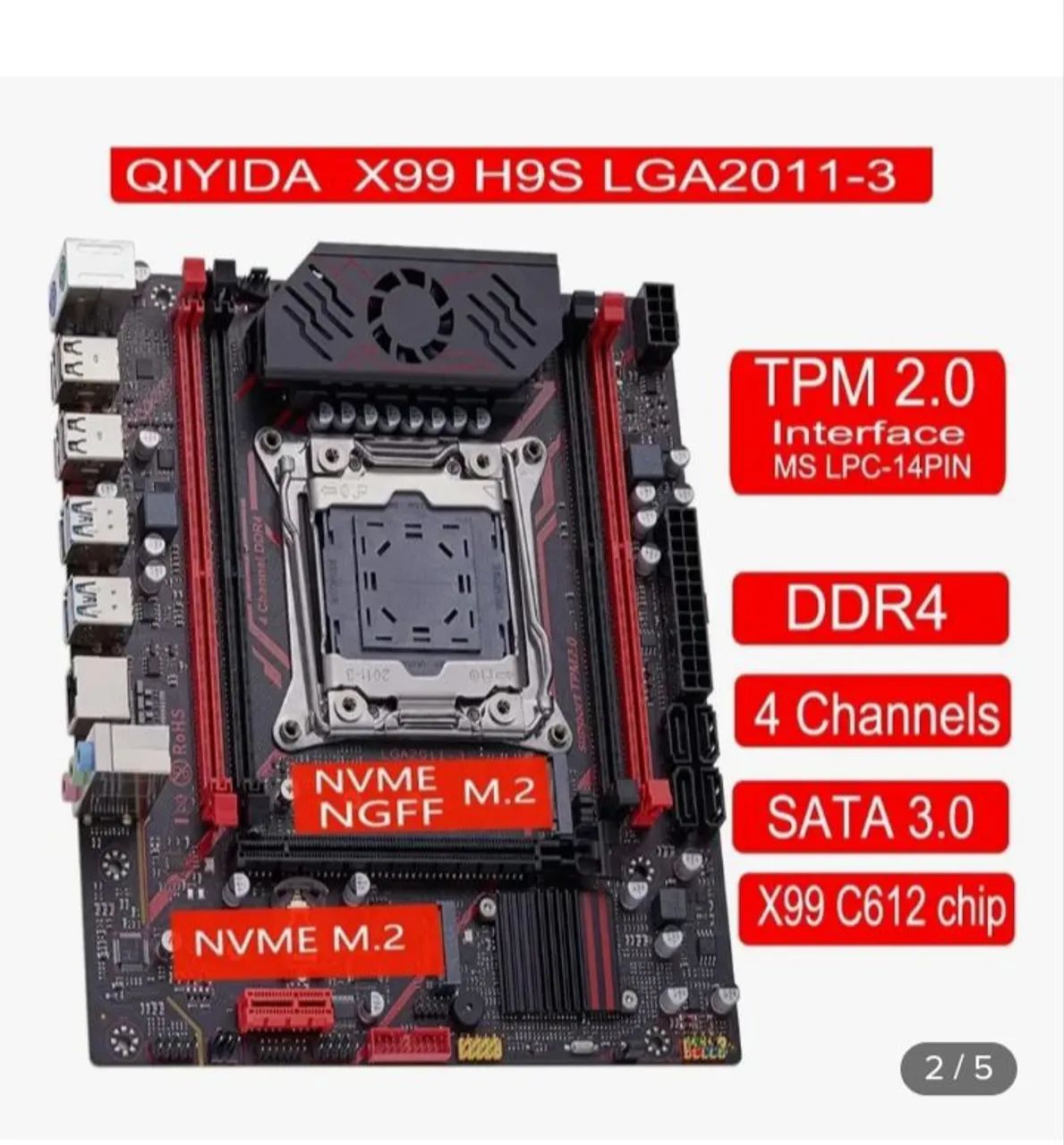 Kit x99 Xeon 2667 v4 16gb ram