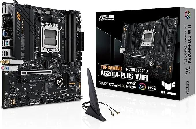 Placa Mãe Am5 A620 Asus tuf com Wifi - Foto 3