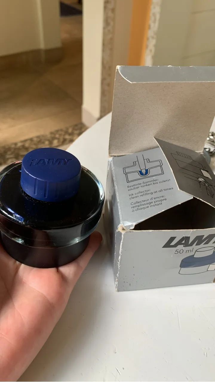 Refil Lamy Garrafa De Tinta Azul