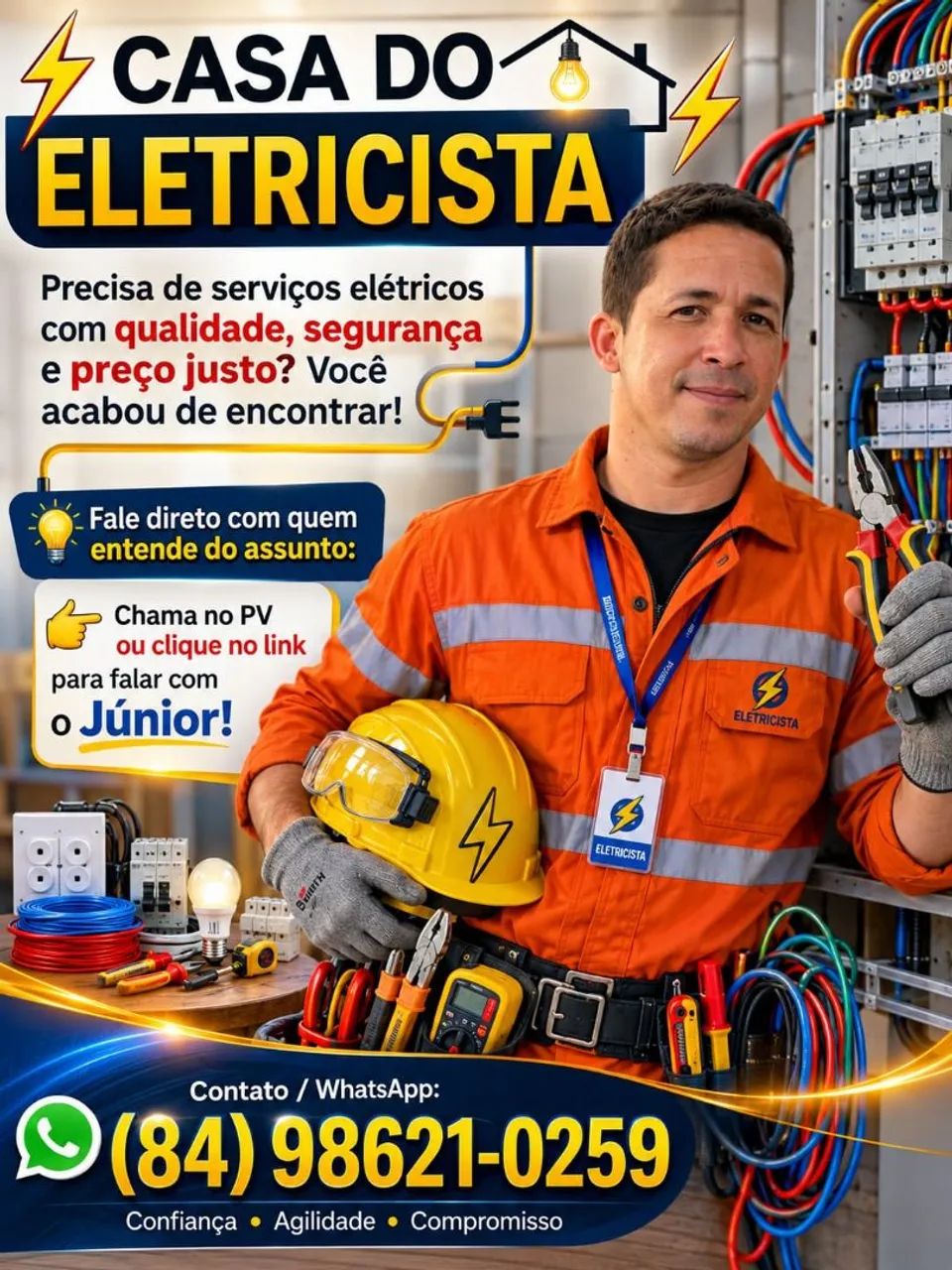 Técnico eletricista NRs10,10SEP,12,33,35