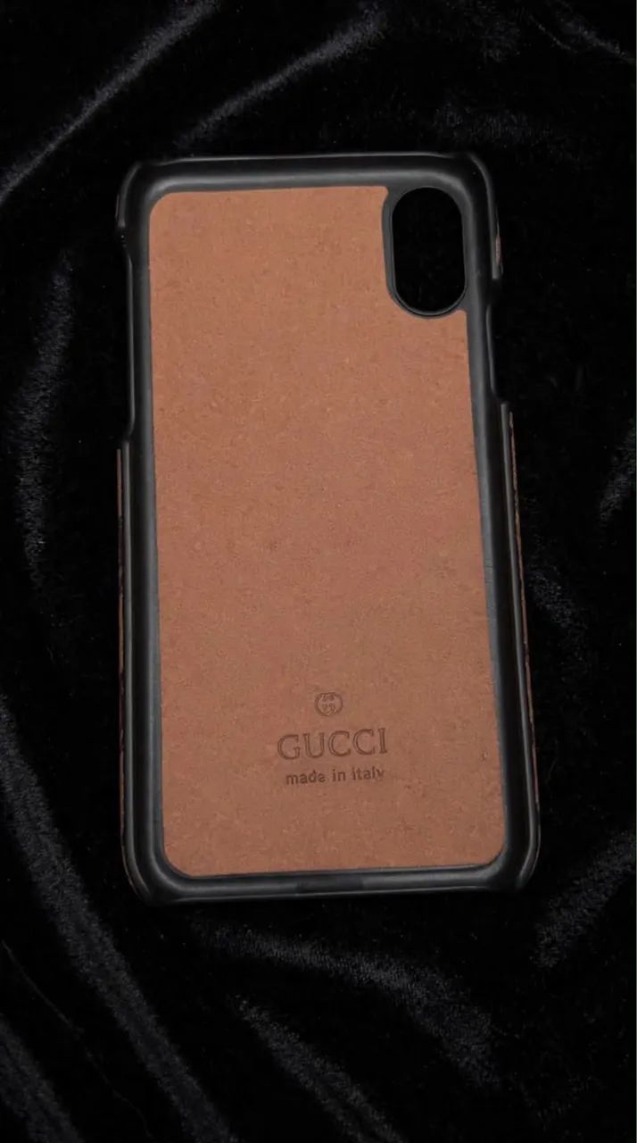 Capinha iPhone 7 Plus 8 Plus X XS Estilo Gucci Bege - Foto 2