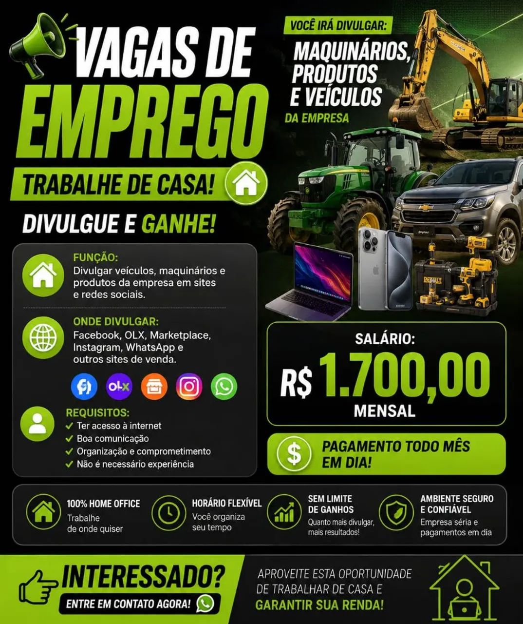 Vaga de emprego 