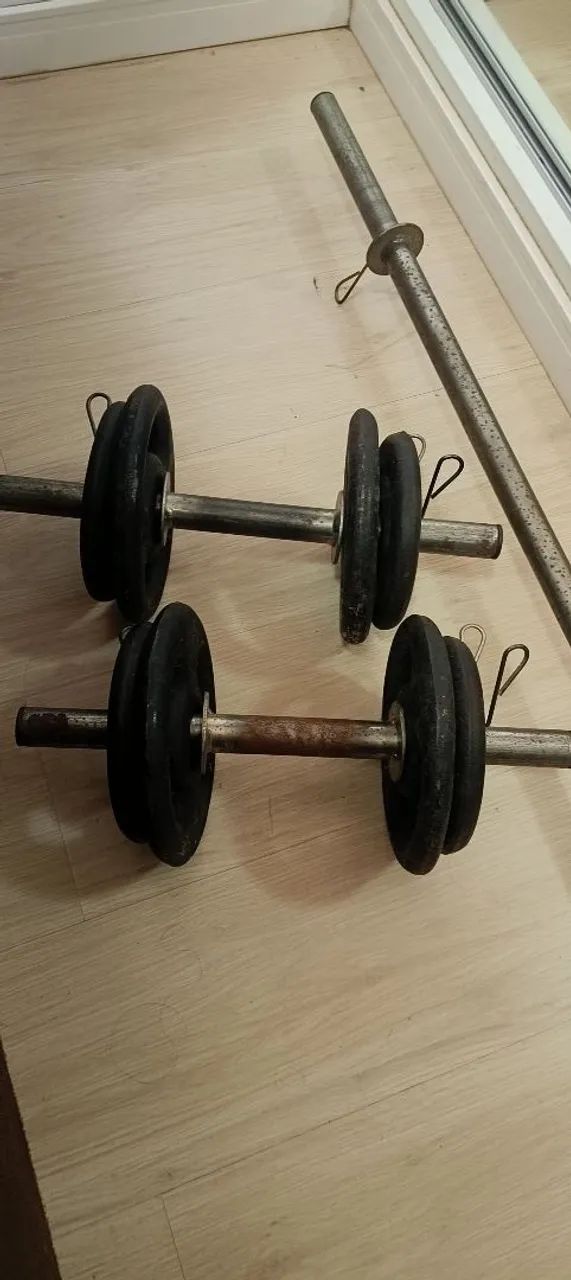 Kit de Halteres de Ferro - Foto 2