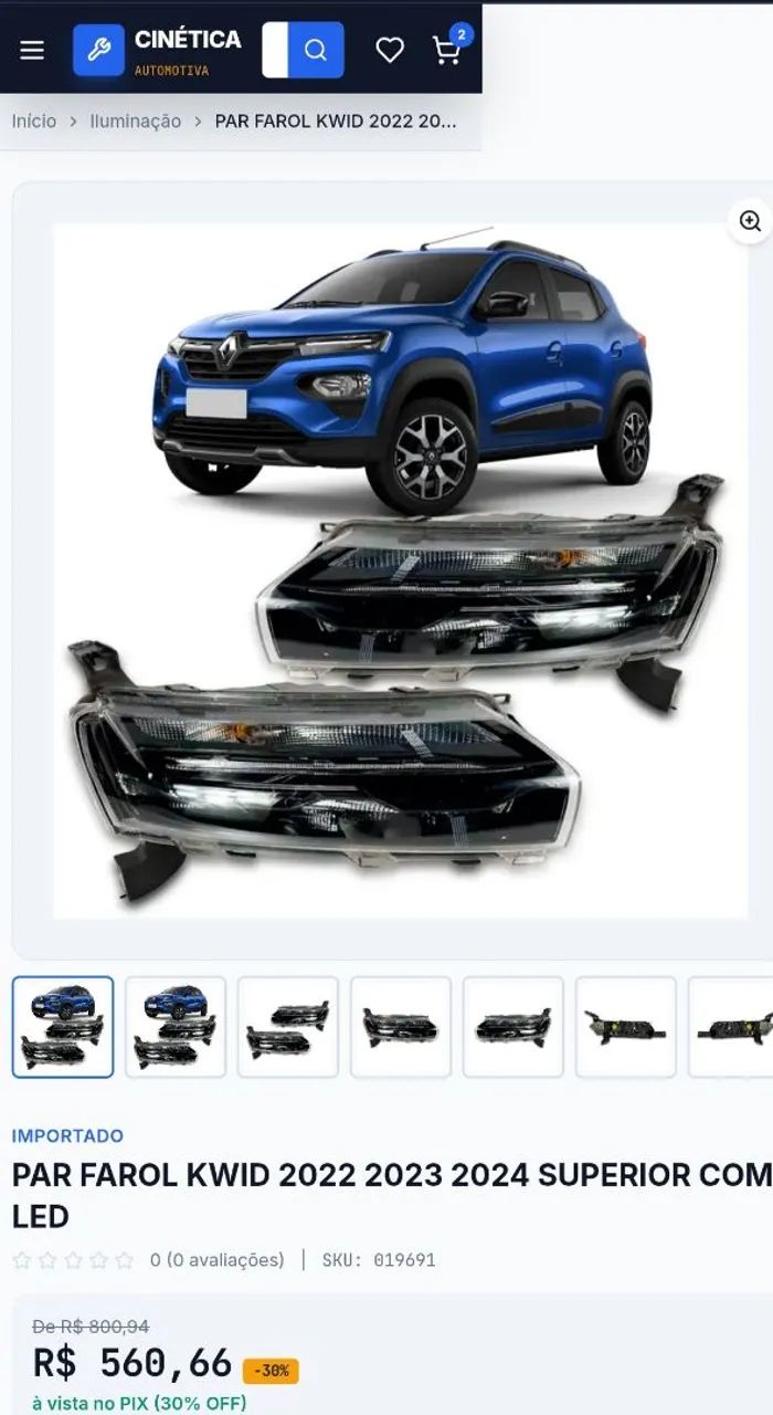 Cinetica auto peças 