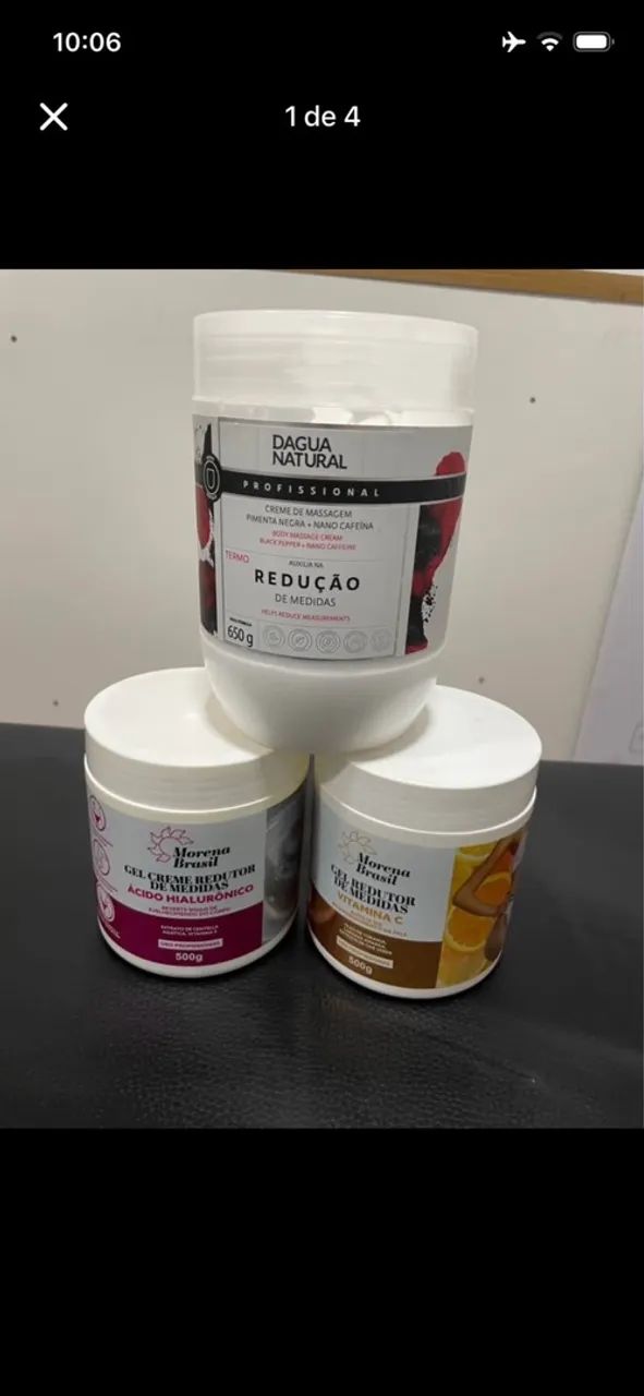 Cremes para massagem 